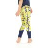 imageMatchable Mother or Daguhter Hawaiian Activewear Set in Garden Poppy YellowGirl Legging in Garden Poppy Yellow