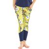 imageMatchable Mother or Daguhter Hawaiian Activewear Set in Garden Poppy YellowGirl Legging in Garden Poppy Yellow