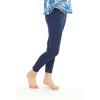 imageMatchable Mother or Daguhter Hawaiian Activewear Set in Garden Poppy YellowGirl Legging in Solid Navy