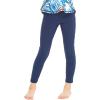imageMatchable Mother or Daguhter Hawaiian Activewear Set in Garden Poppy YellowGirl Legging in Solid Navy