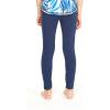 imageMatchable Mother or Daguhter Hawaiian Activewear Set in Garden Poppy YellowGirl Legging in Solid Navy
