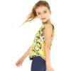 imageMatchable Mother or Daguhter Hawaiian Activewear Set in Garden Poppy YellowGirl Tank Top in Garden Poppy Yellow