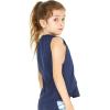 imageMatchable Mother or Daguhter Hawaiian Activewear Set in Garden Poppy YellowGirl Tank Top in Solid Navy