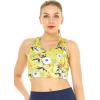 imageMatchable Mother or Daguhter Hawaiian Activewear Set in Garden Poppy YellowWomen Bra Top in Garden Poppy Yellow