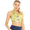 imageMatchable Mother or Daguhter Hawaiian Activewear Set in Garden Poppy YellowWomen Bra Top in Garden Poppy Yellow