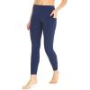 imageMatchable Mother or Daguhter Hawaiian Activewear Set in Garden Poppy YellowWomen Legging in Solid Navy