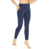 imageMatchable Mother or Daguhter Hawaiian Activewear Set in Garden Poppy YellowWomen Legging in Solid Navy