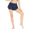 imageMatchable Mother or Daguhter Hawaiian Activewear Set in Garden Poppy YellowWomen Shorts in Solid Navy