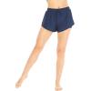 imageMatchable Mother or Daguhter Hawaiian Activewear Set in Garden Poppy YellowWomen Shorts in Solid Navy