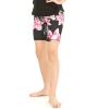 imageMatchable Mother or Daguhter Hawaiian Activewear Set in Lotus and Orchid BlackGirl Bike Shorts in Lotus and Orchid Black