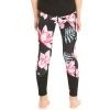 imageMatchable Mother or Daguhter Hawaiian Activewear Set in Lotus and Orchid BlackGirl Legging in Lotus and Orchid Black