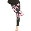 imageMatchable Mother or Daguhter Hawaiian Activewear Set in Lotus and Orchid BlackGirl Legging in Lotus and Orchid Black