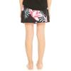 imageMatchable Mother or Daguhter Hawaiian Activewear Set in Lotus and Orchid BlackGirl Skorts in Lotus and Orchid Black