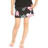 imageMatchable Mother or Daguhter Hawaiian Activewear Set in Lotus and Orchid BlackGirl Skorts in Lotus and Orchid Black