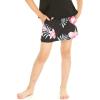 imageMatchable Mother or Daguhter Hawaiian Activewear Set in Lotus and Orchid BlackGirl Skorts in Lotus and Orchid Black