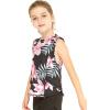 imageMatchable Mother or Daguhter Hawaiian Activewear Set in Lotus and Orchid BlackGirl Tank Top in Lotus and Orchid Black