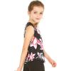 imageMatchable Mother or Daguhter Hawaiian Activewear Set in Lotus and Orchid BlackGirl Tank Top in Lotus and Orchid Black