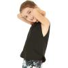 imageMatchable Mother or Daguhter Hawaiian Activewear Set in Lotus and Orchid BlackGirl Tank Top in Solid Black