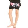 imageMatchable Mother or Daguhter Hawaiian Activewear Set in Lotus and Orchid BlackGirl Tennis Shorts in Lotus and Orchid Black