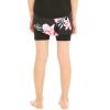 imageMatchable Mother or Daguhter Hawaiian Activewear Set in Lotus and Orchid BlackGirl Tennis Shorts in Lotus and Orchid Black