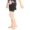imageMatchable Mother or Daguhter Hawaiian Activewear Set in Lotus and Orchid BlackGirl Tennis Shorts in Solid Black
