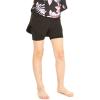 imageMatchable Mother or Daguhter Hawaiian Activewear Set in Lotus and Orchid BlackGirl Tennis Shorts in Solid Black