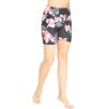 imageMatchable Mother or Daguhter Hawaiian Activewear Set in Lotus and Orchid BlackWomen Bike Shorts in Lotus and Orchid Black