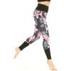 imageMatchable Mother or Daguhter Hawaiian Activewear Set in Lotus and Orchid BlackWomen Legging in Lotus and Orchid Black