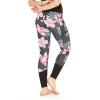 imageMatchable Mother or Daguhter Hawaiian Activewear Set in Lotus and Orchid BlackWomen Legging in Lotus and Orchid Black
