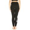 imageMatchable Mother or Daguhter Hawaiian Activewear Set in Lotus and Orchid BlackWomen Legging in Side Lotus and Orchid Black