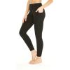 imageMatchable Mother or Daguhter Hawaiian Activewear Set in Lotus and Orchid BlackWomen Legging in Solid Black
