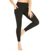 imageMatchable Mother or Daguhter Hawaiian Activewear Set in Lotus and Orchid BlackWomen Legging in Solid Black