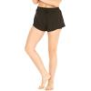 imageMatchable Mother or Daguhter Hawaiian Activewear Set in Lotus and Orchid BlackWomen Shorts in Solid Black