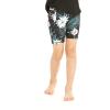 imageMatchable Mother or Daguhter Hawaiian Activewear Set in Wispy Cereus BlackGirl Bike Shorts in Wispy Cereus Black