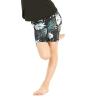 imageMatchable Mother or Daguhter Hawaiian Activewear Set in Wispy Cereus BlackGirl Bike Shorts in Wispy Cereus Black