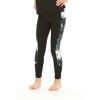 imageMatchable Mother or Daguhter Hawaiian Activewear Set in Wispy Cereus BlackGirl Legging in Side Wispy Cereus Black