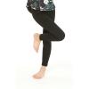imageMatchable Mother or Daguhter Hawaiian Activewear Set in Wispy Cereus BlackGirl Legging in Solid Black
