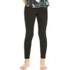 imageMatchable Mother or Daguhter Hawaiian Activewear Set in Wispy Cereus BlackGirl Legging in Solid Black