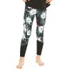 imageMatchable Mother or Daguhter Hawaiian Activewear Set in Wispy Cereus BlackGirl Legging in Wispy Cereus Black
