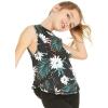 imageMatchable Mother or Daguhter Hawaiian Activewear Set in Wispy Cereus BlackGirl Tank Top in Wispy Cereus Black