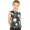 imageMatchable Mother or Daguhter Hawaiian Activewear Set in Wispy Cereus BlackGirl Tank Top in Wispy Cereus Black
