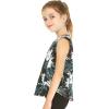 imageMatchable Mother or Daguhter Hawaiian Activewear Set in Wispy Cereus BlackGirl Tank Top in Wispy Cereus Black