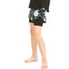 imageMatchable Mother or Daguhter Hawaiian Activewear Set in Wispy Cereus BlackGirl Tennis Shorts in Wispy Cereus Black
