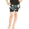 imageMatchable Mother or Daguhter Hawaiian Activewear Set in Wispy Cereus BlackGirl Tennis Shorts in Wispy Cereus Black
