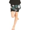 imageMatchable Mother or Daguhter Hawaiian Activewear Set in Wispy Cereus BlackGirl Tennis Shorts in Wispy Cereus Black