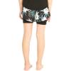 imageMatchable Mother or Daguhter Hawaiian Activewear Set in Wispy Cereus BlackGirl Tennis Shorts in Wispy Cereus Black