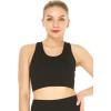 imageMatchable Mother or Daguhter Hawaiian Activewear Set in Wispy Cereus BlackWomen Bra Top in Solid Black