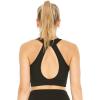 imageMatchable Mother or Daguhter Hawaiian Activewear Set in Wispy Cereus BlackWomen Bra Top in Solid Black