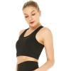 imageMatchable Mother or Daguhter Hawaiian Activewear Set in Wispy Cereus BlackWomen Bra Top in Solid Black