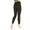 imageMatchable Mother or Daguhter Hawaiian Activewear Set in Wispy Cereus BlackWomen Legging in Solid Black